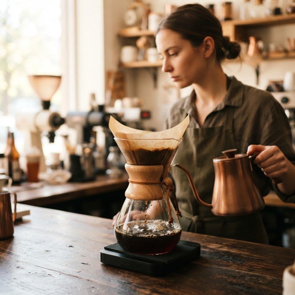 Laboratorio de Extracción en Chemex